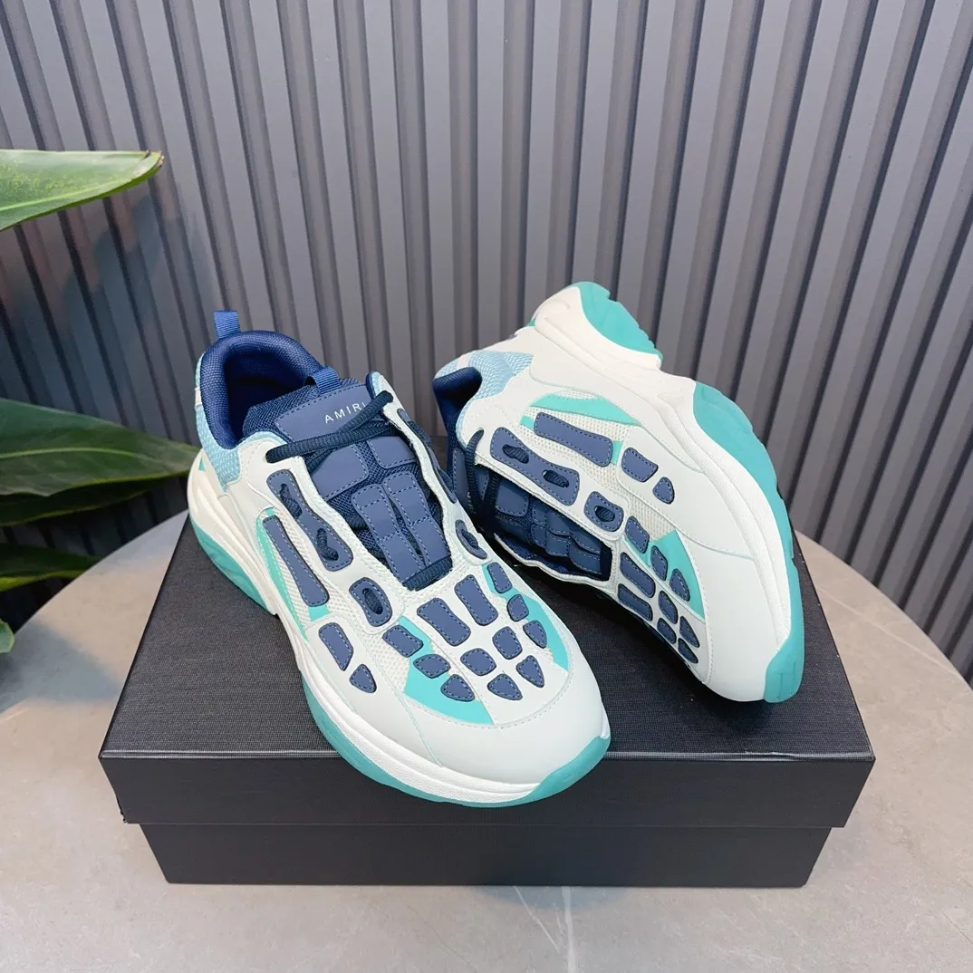 Men's shoes 💰740💰 AMIRI AMIRI fashion brand hot sale 🔥 Available all year round ✅ Official website synchronization Imported fabrics 1⃣️ vs 1⃣️ replica, original factory special original sole, 38-45 (38.45. Non-refundable)